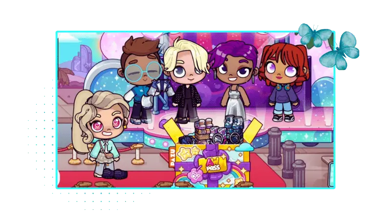 Download Avatar World Mod APK Create, Explore & Customize Freely 32 "Avatar enjoying fun time with invited friends in Avatar World Apk