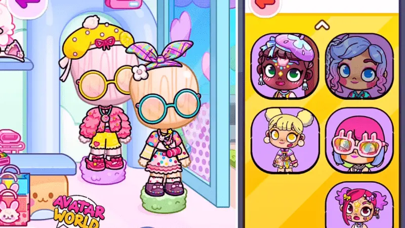 Avatar World APK avatar changing look with new style