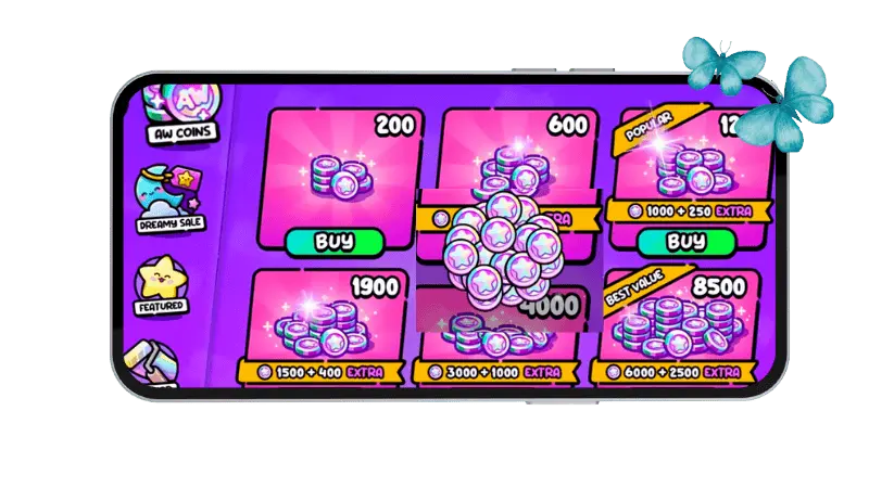 Download Avatar World Mod APK Create, Explore & Customize Freely 22 Collecting AW Coins during gameplay update in Avatar World Mod Apk