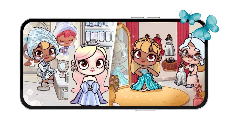 Download Avatar World Mod APK Create, Explore & Customize Freely 20 Avatars in elegant outfits at wedding salon in Avatar World Mod Apk tudo desbloqueado atualizado