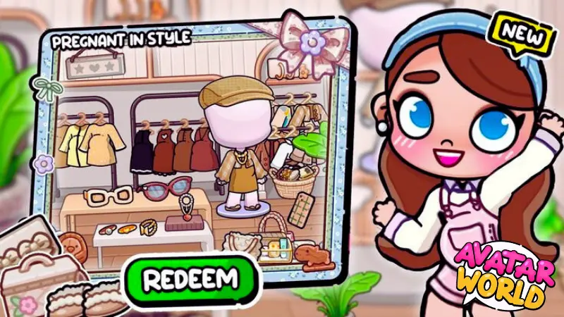 Download Avatar World Mod APK Create, Explore & Customize Freely 17 Download Avatar World APK to explore new redeem options where avatars unlock and show stylish pregnant outfits in city life fashion mode