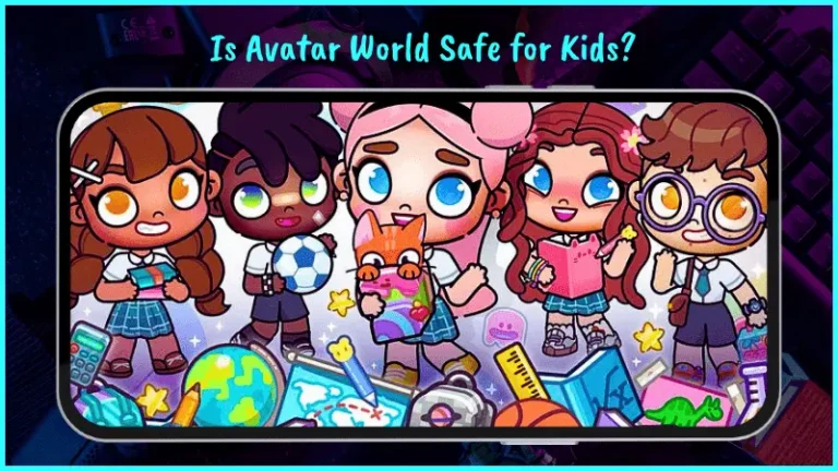 Avatars in Avatar World game playing and learning in a fun classroom environment for kids
