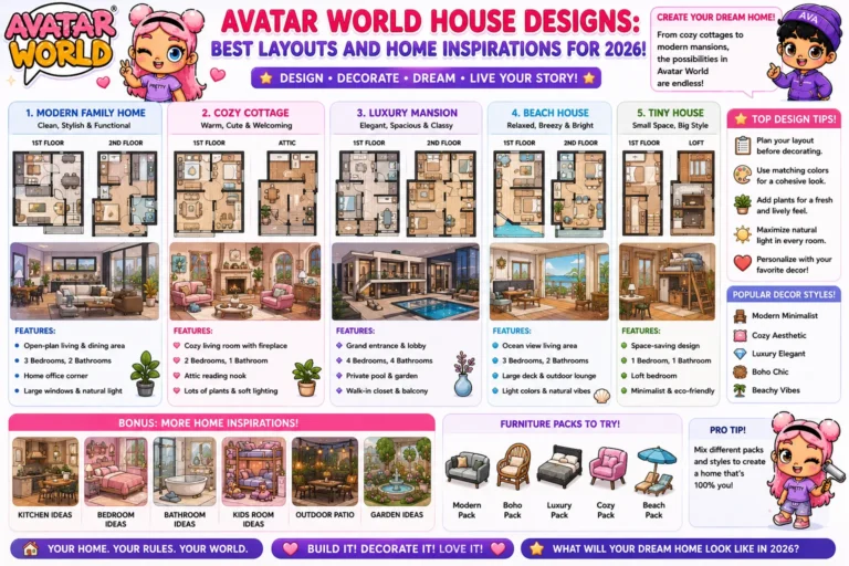 Avatar World House Designs