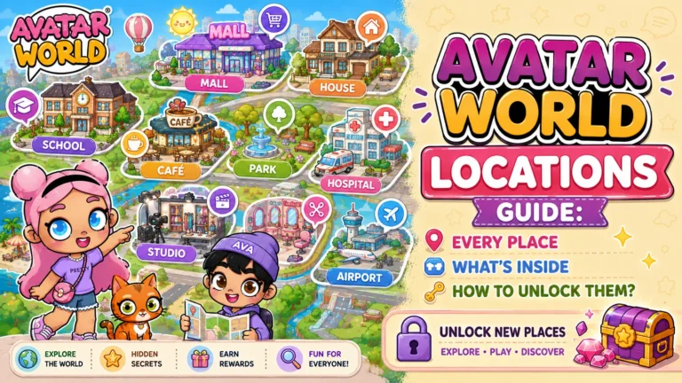 Avatar World Locations Guide