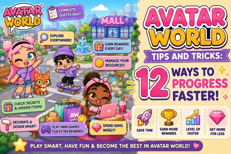 Avatar World Tips and Tricks