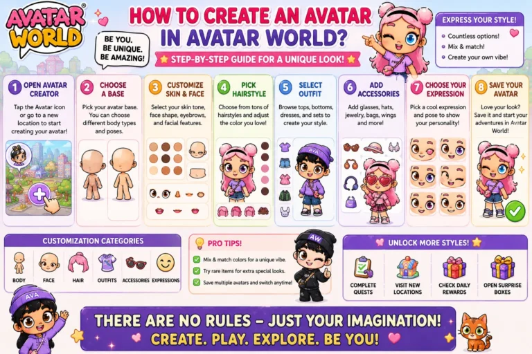How to Create an Avatar in Avatar World